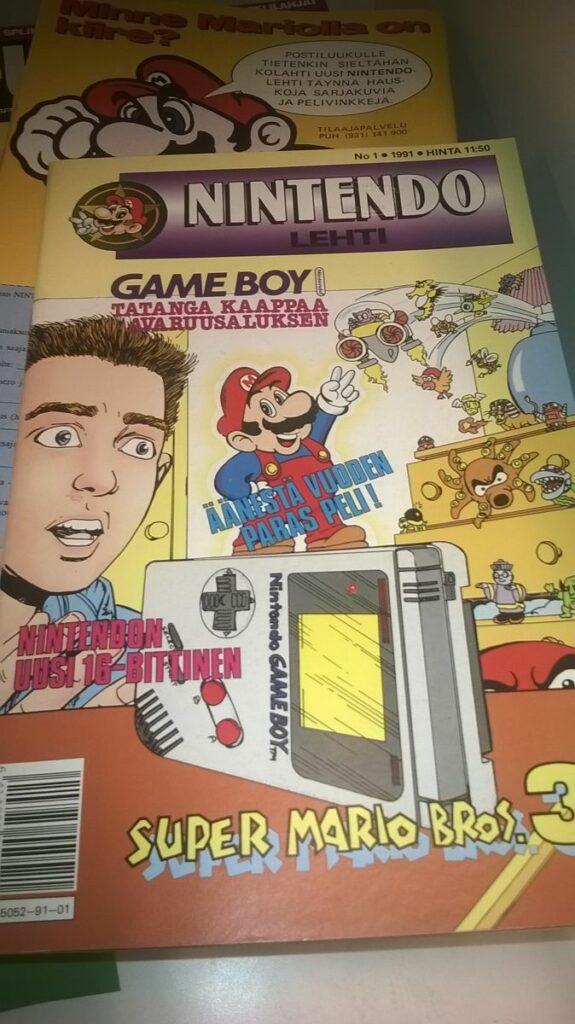 Kuva 5. Nintendo-lehden kansi 1/1991.